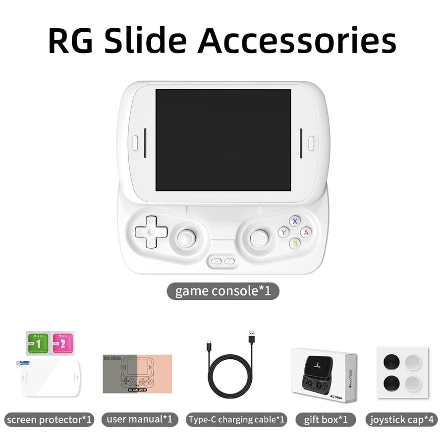 ANBERNIC RG Slide gaming console 4.7 inches Android 13 system Unisoc T820 processor supports AI functions to improve gaming