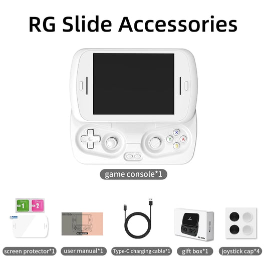 ANBERNIC RG Slide gaming console 4.7 inches Android 13 system Unisoc T820 processor supports AI functions to improve gaming